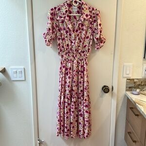 Misa Los Angeles Floral Print Dress